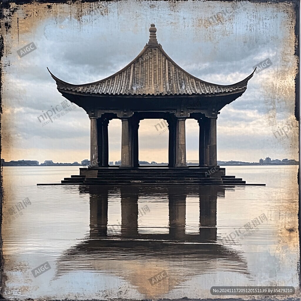 亭子复古照