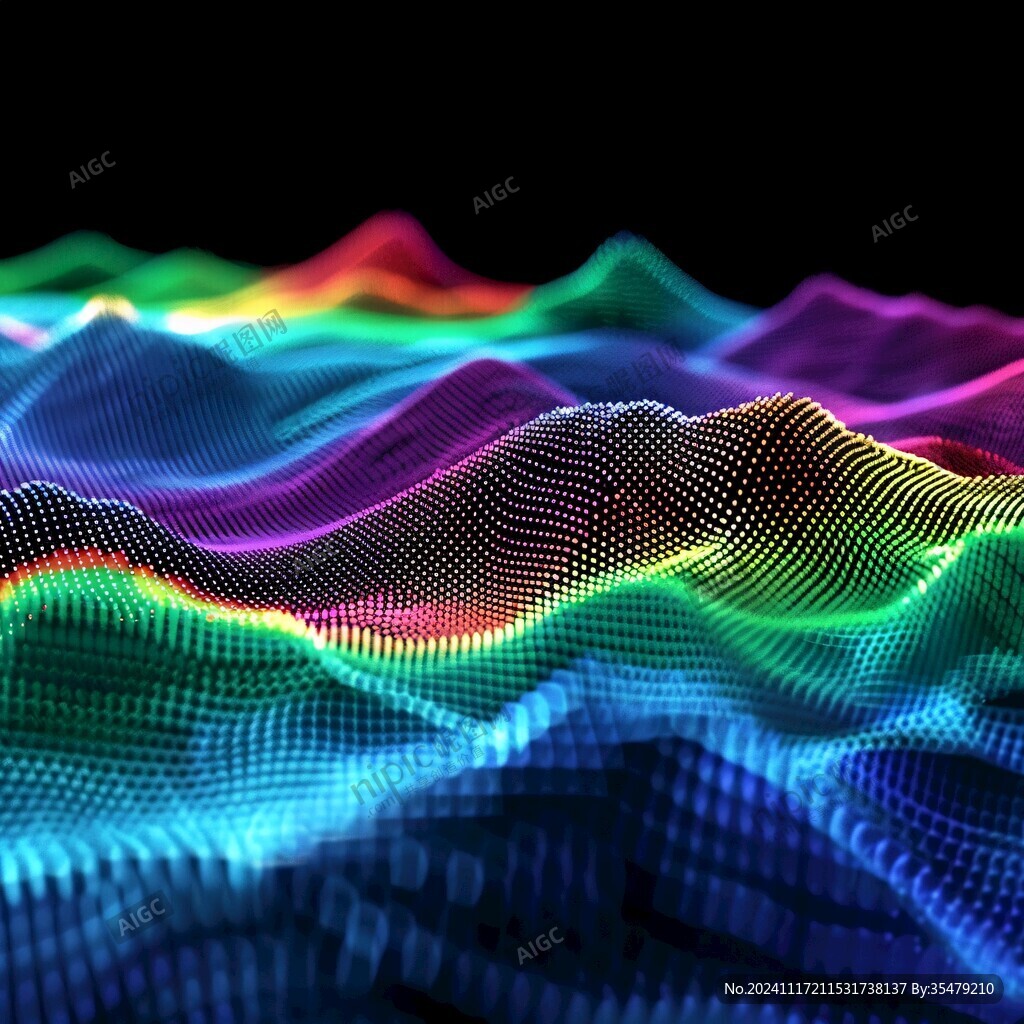 3d立体起伏波浪