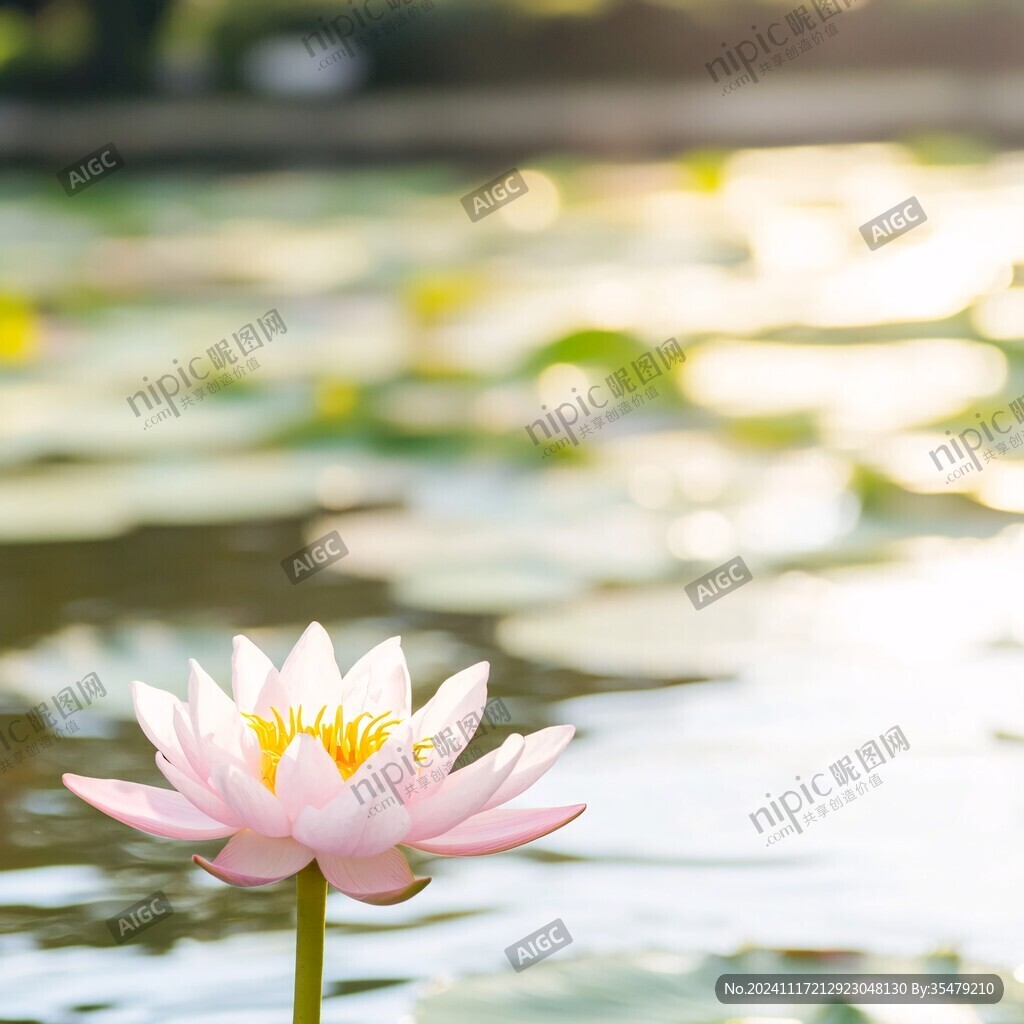 阳光下的睡莲