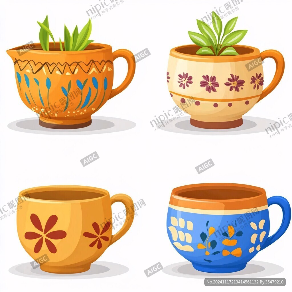 茶杯花盆