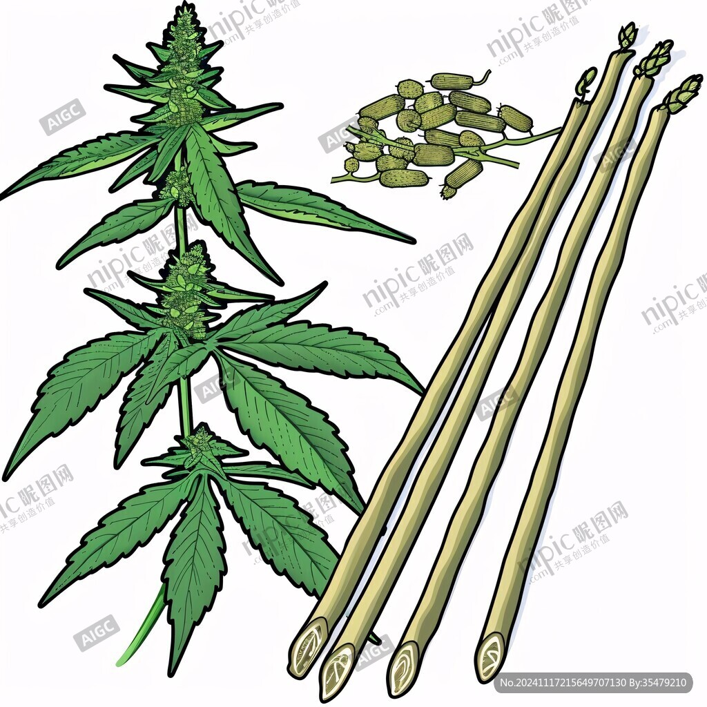 大麻花制作手绘插画