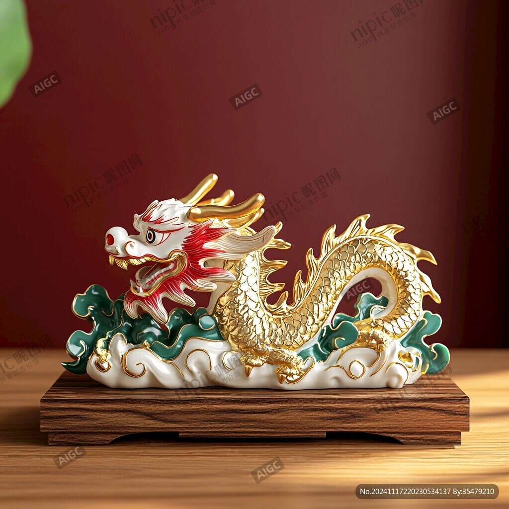 画龙点睛摆件