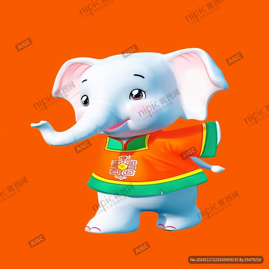 吉祥物小象
