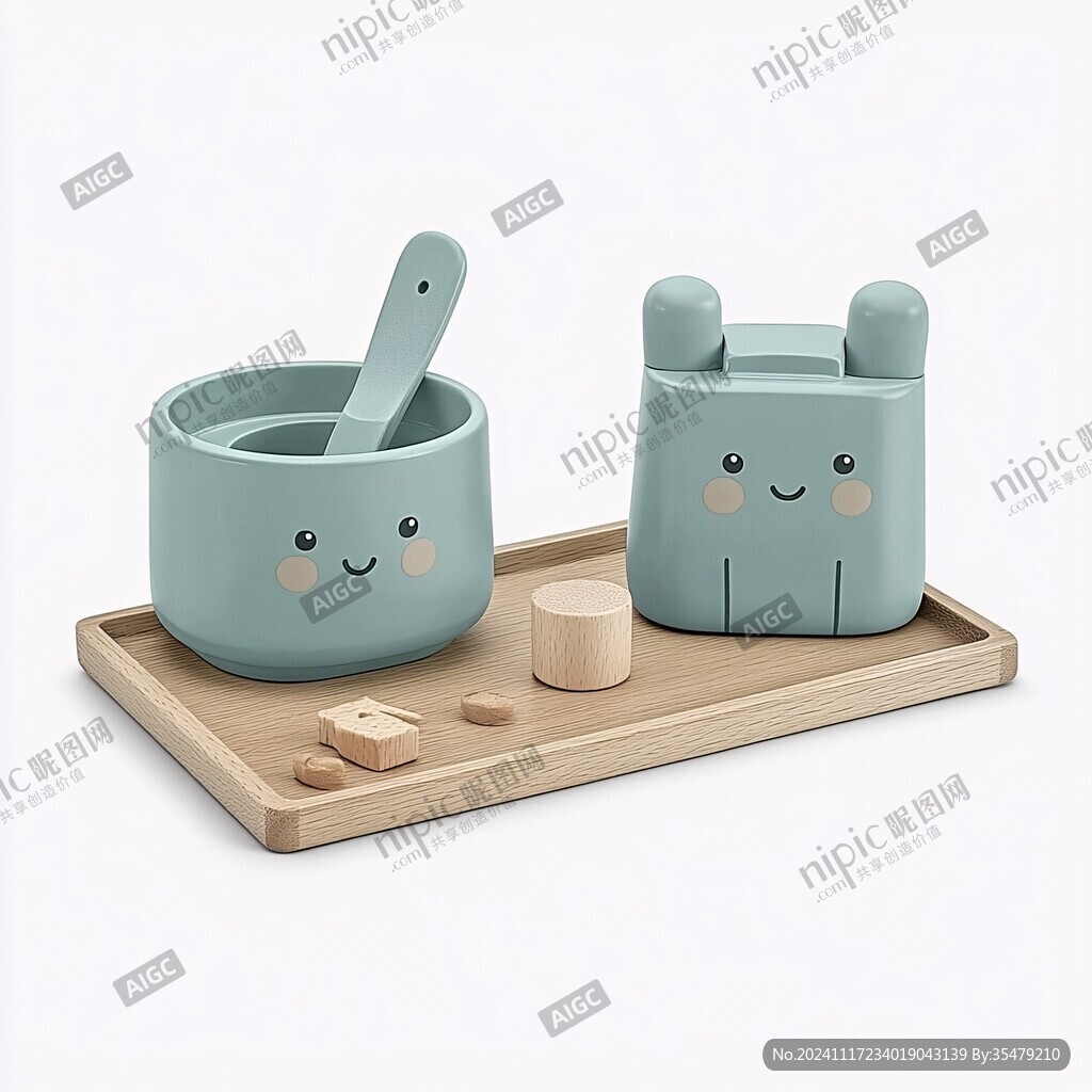 卡通厨具摆件
