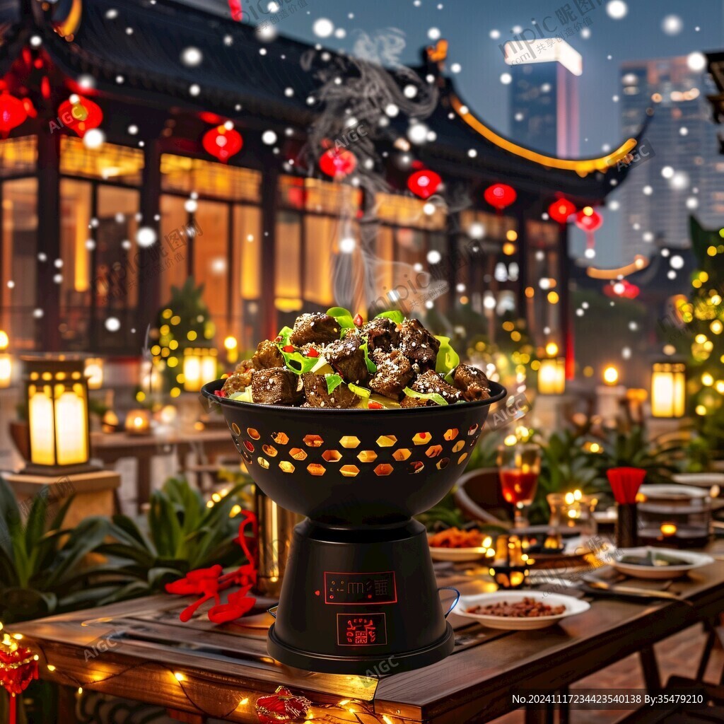 火锅场景图片
