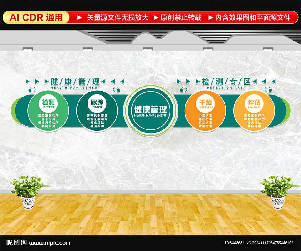 健康管理文化墙