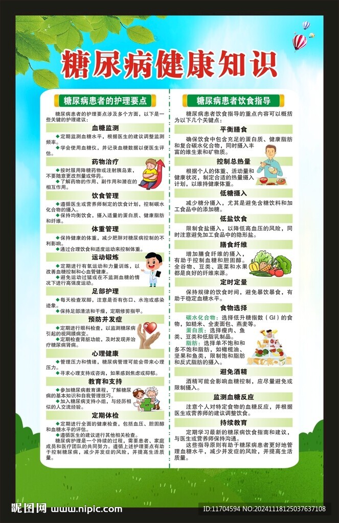 联合国糖尿病日海报