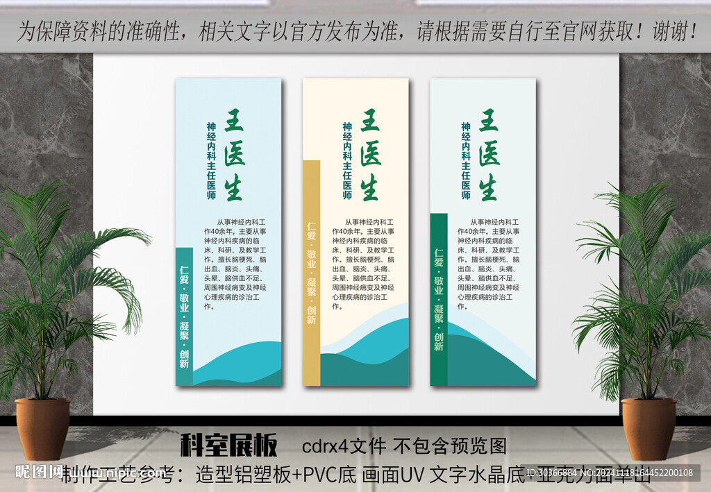 医院科室展板医生简介