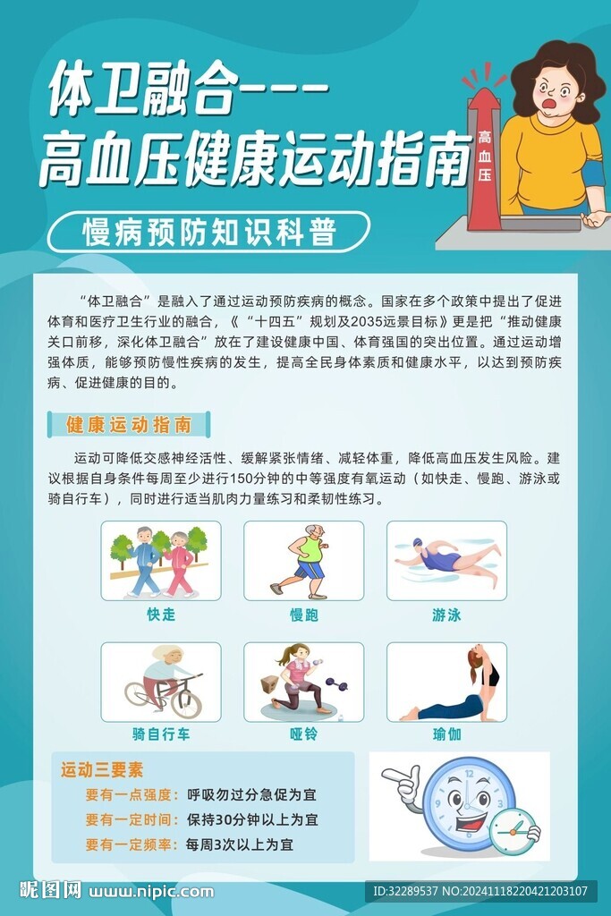 体卫融合高血压健康运动指南