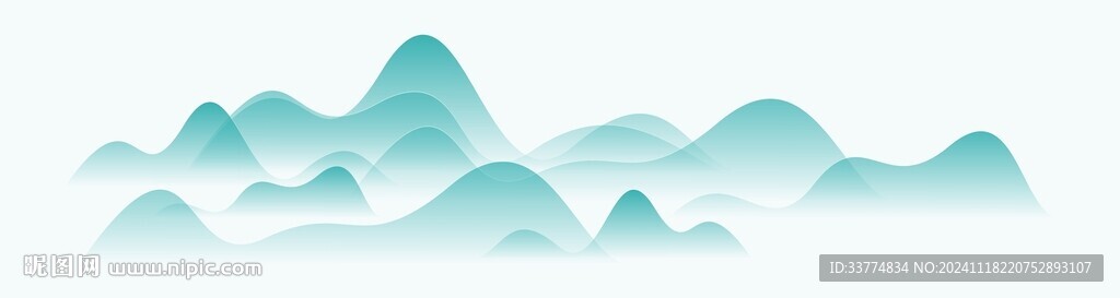 矢量山元素设计