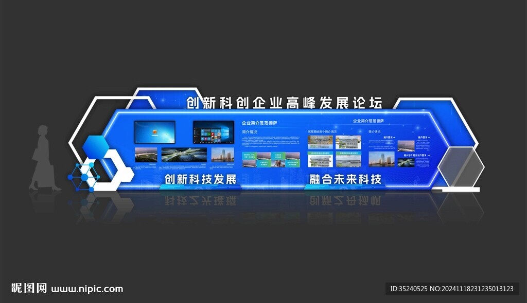 企业文化展板 历程墙