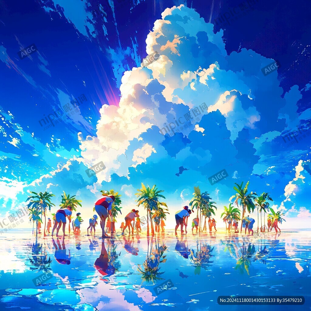 动漫海边