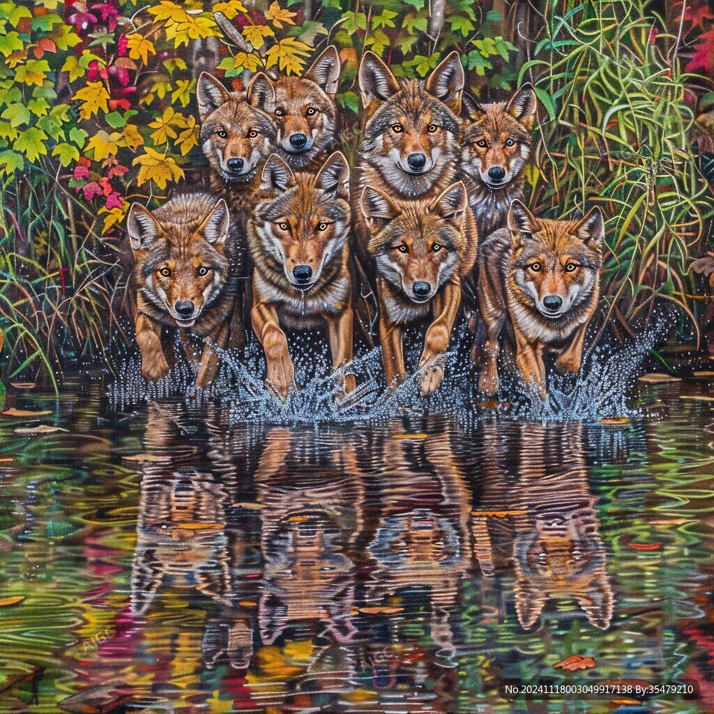 内画狼群