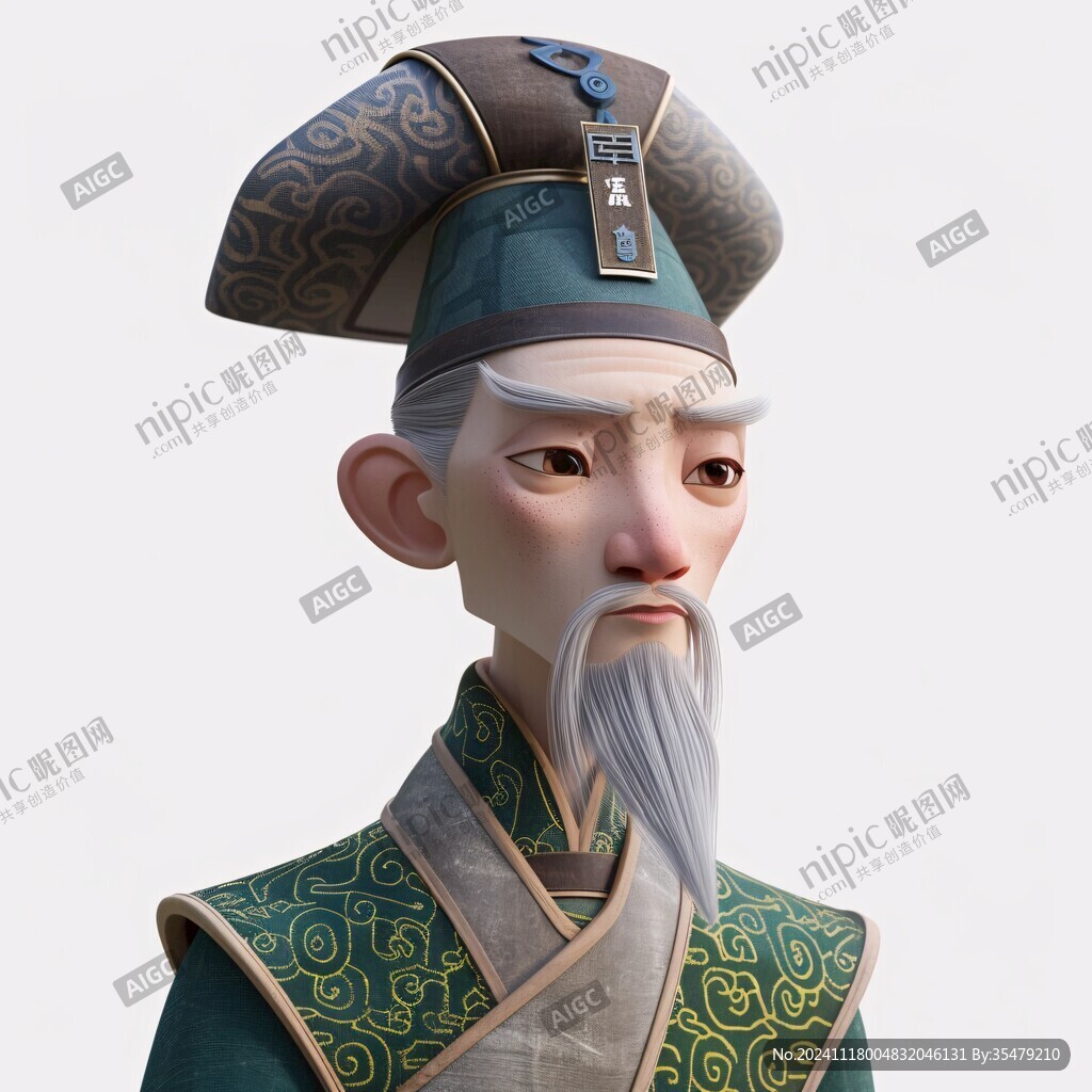 卡通道士形象