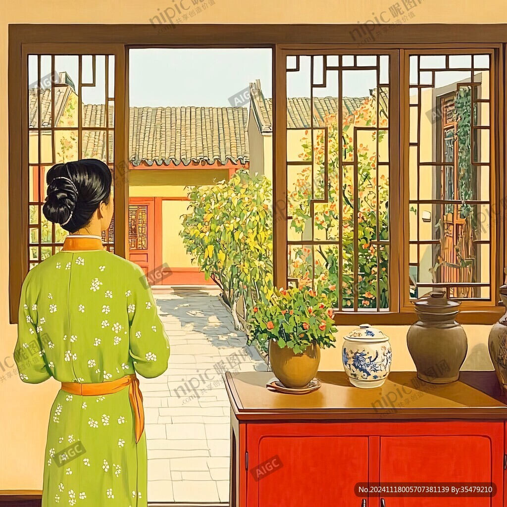 仕女场景