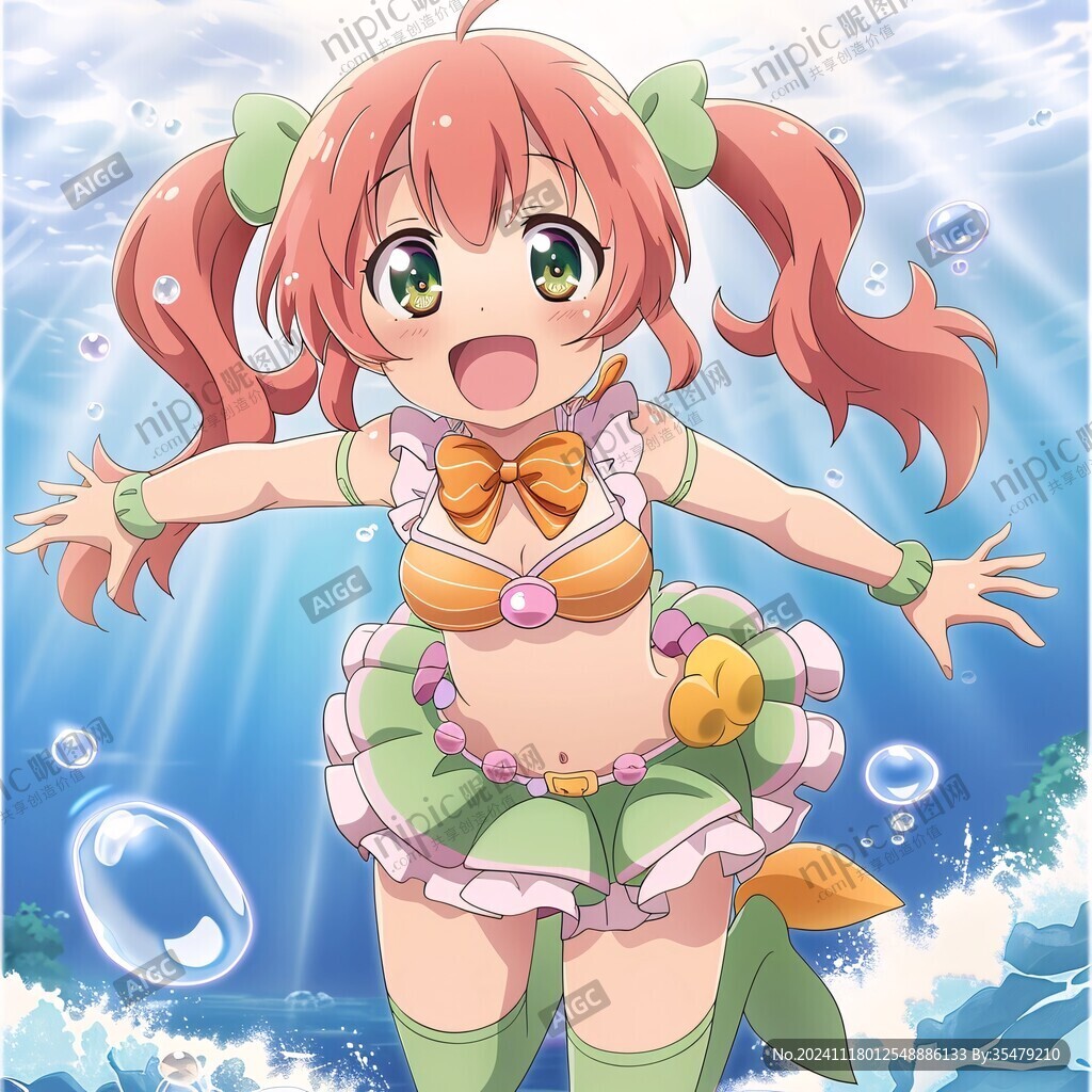 q版水族女孩
