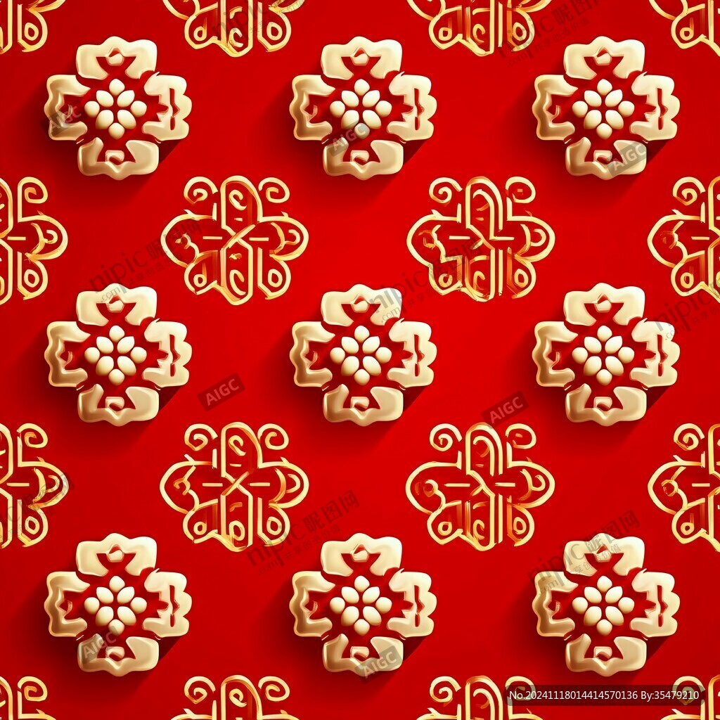 新春底纹