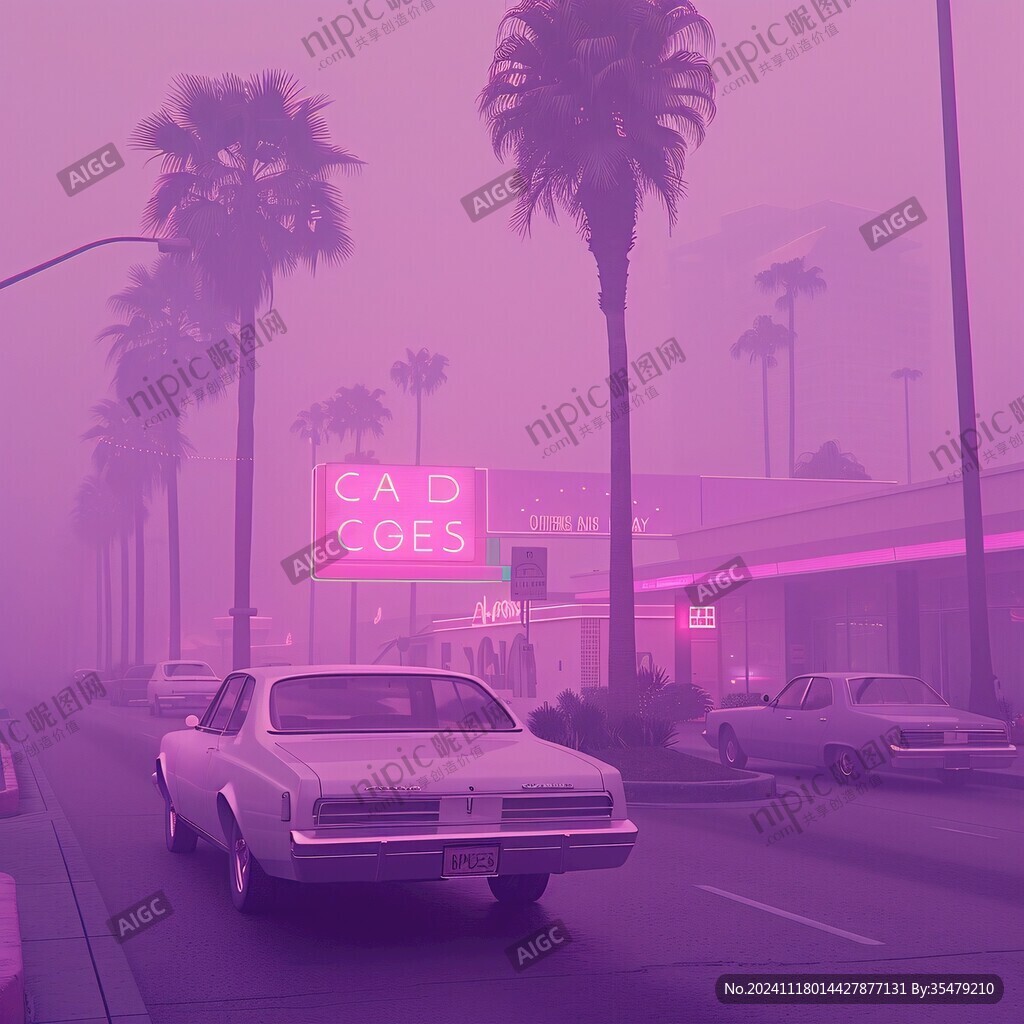 朦胧的街景