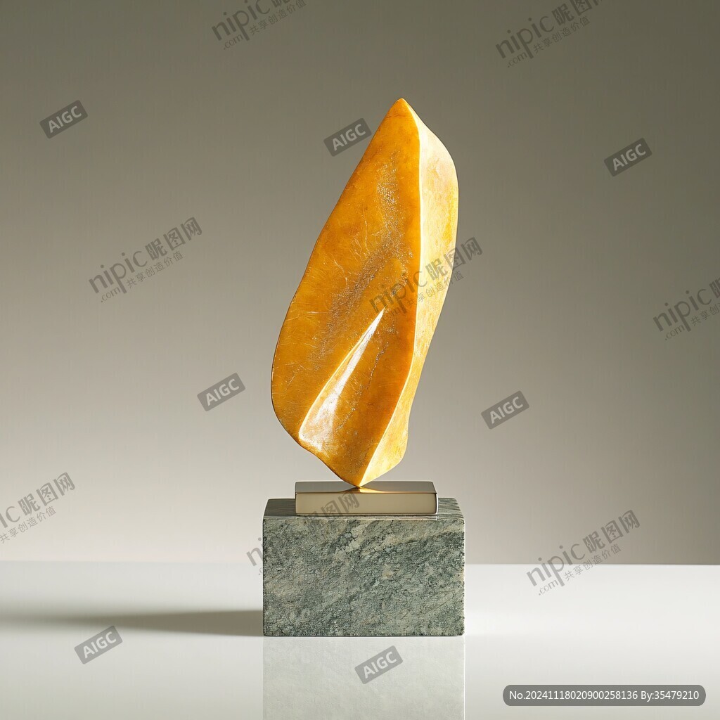 禅意金晶石摆件