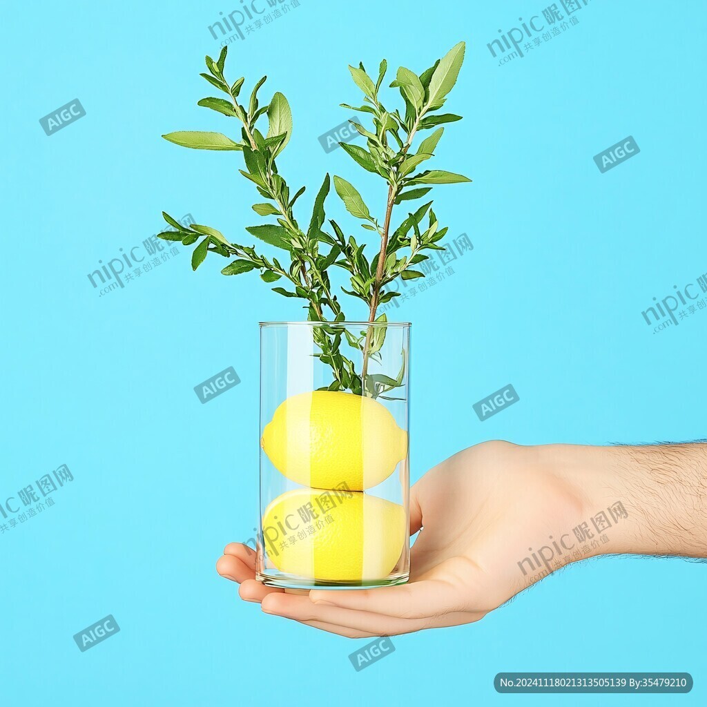手提柠檬汁