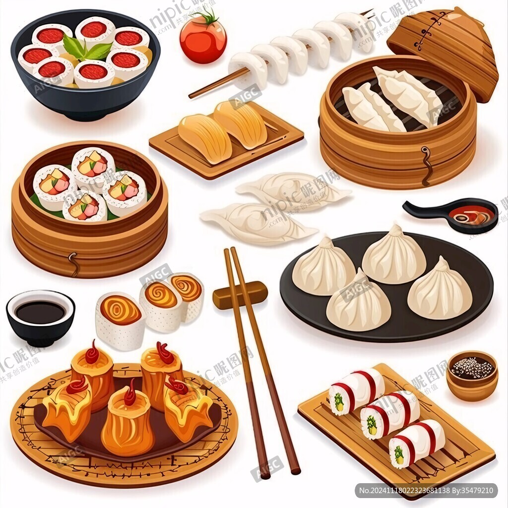 美食卡通素材