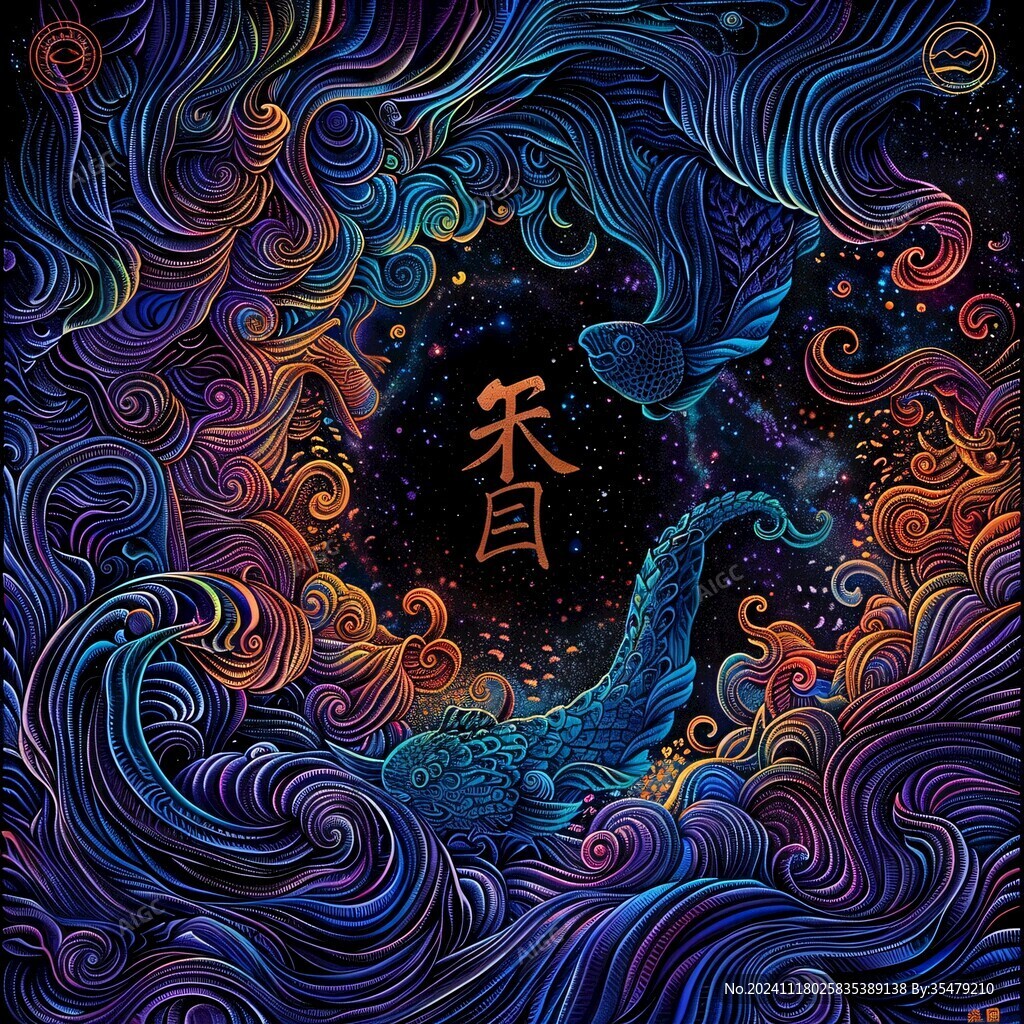 凤凰包装插画