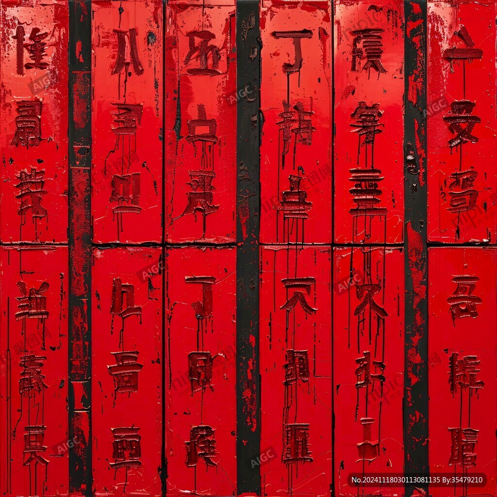 篆体字墙
