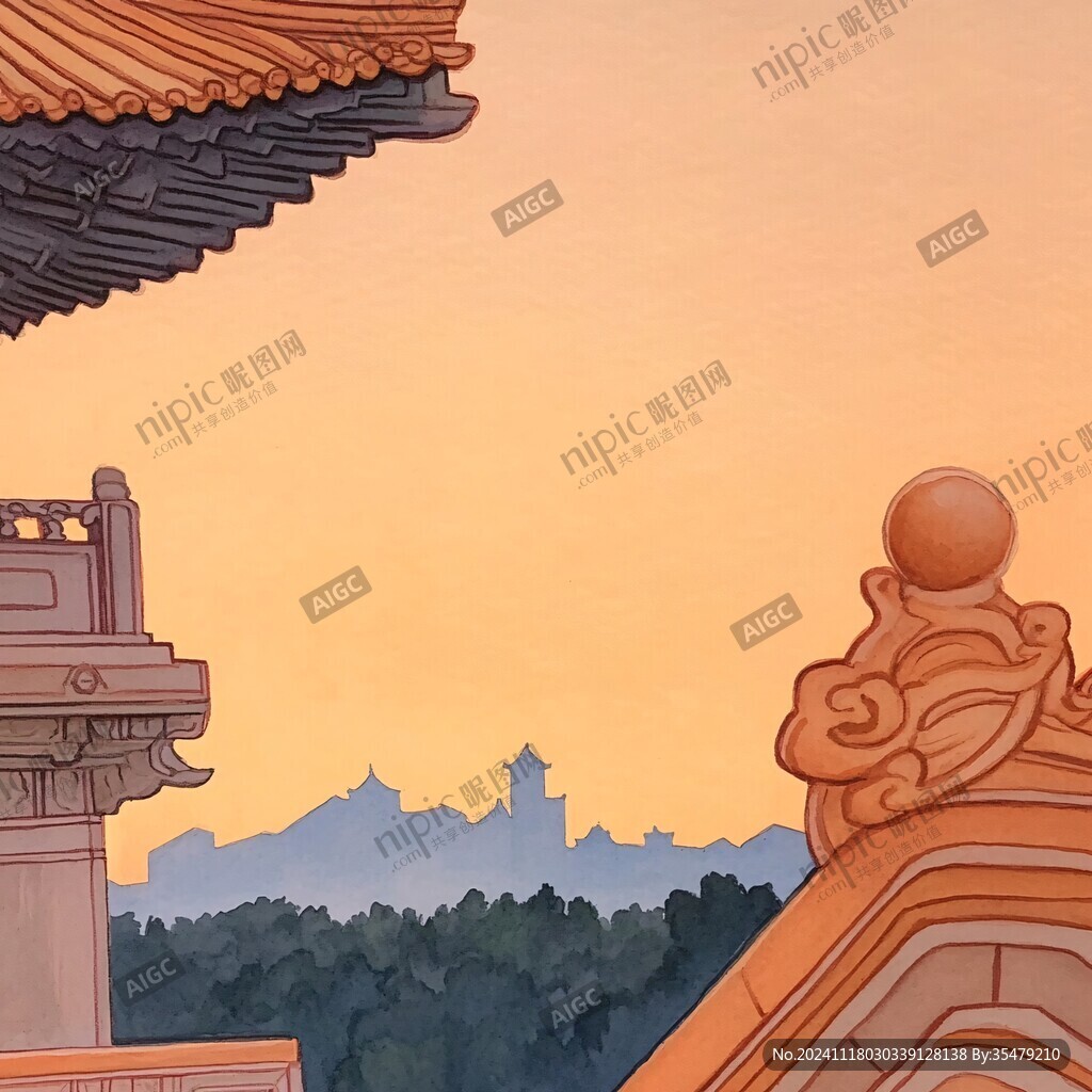 神武门插画