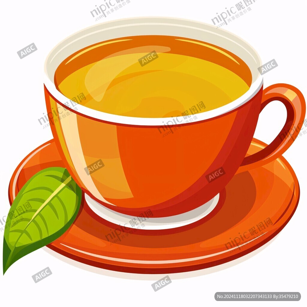茶杯插画