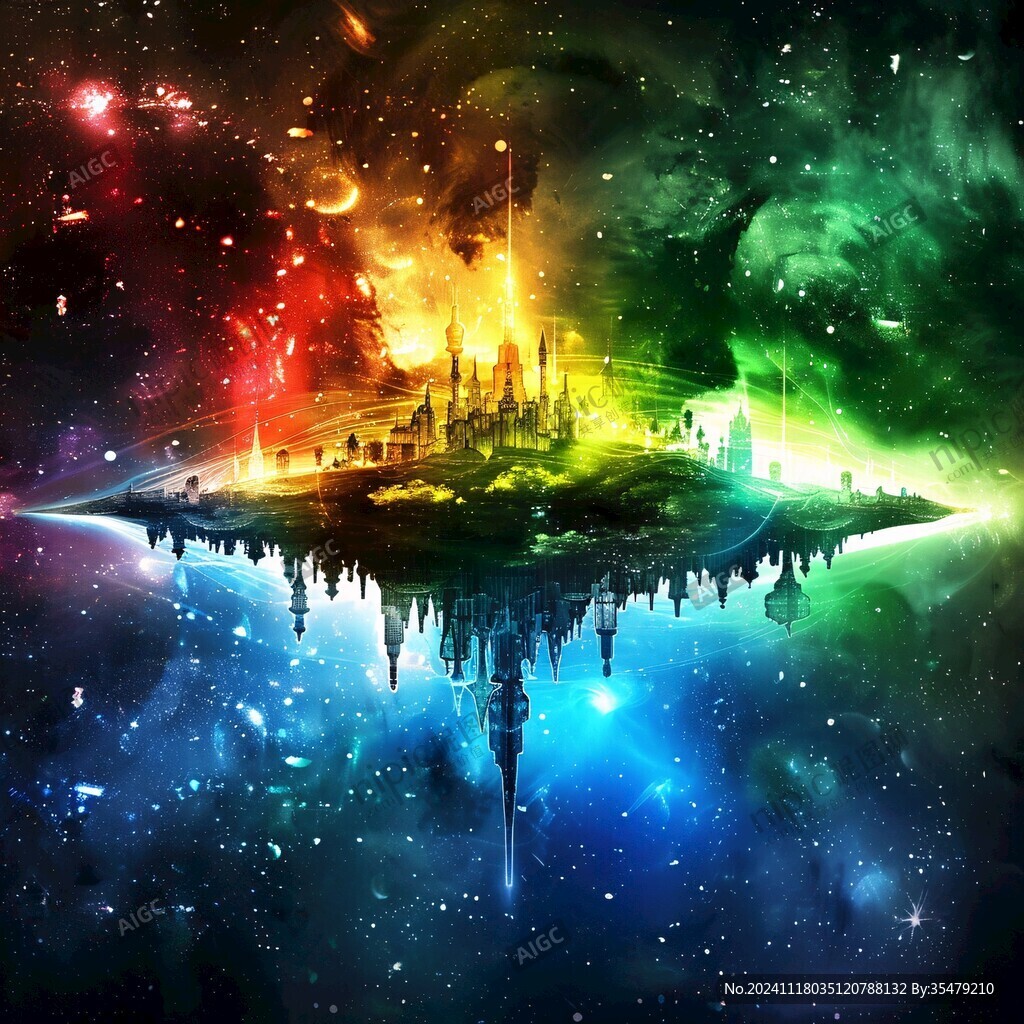 神秘绚丽宇宙