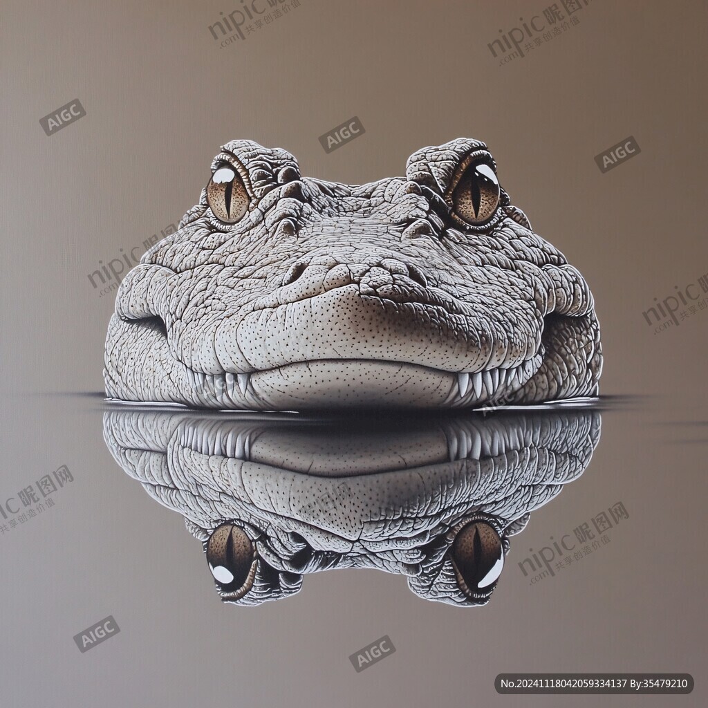 鳄鱼3d画