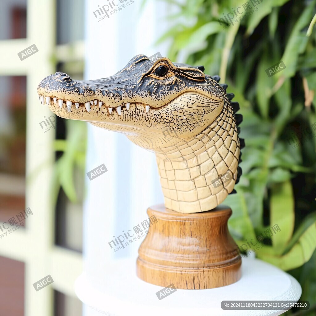 鳄鱼工艺品