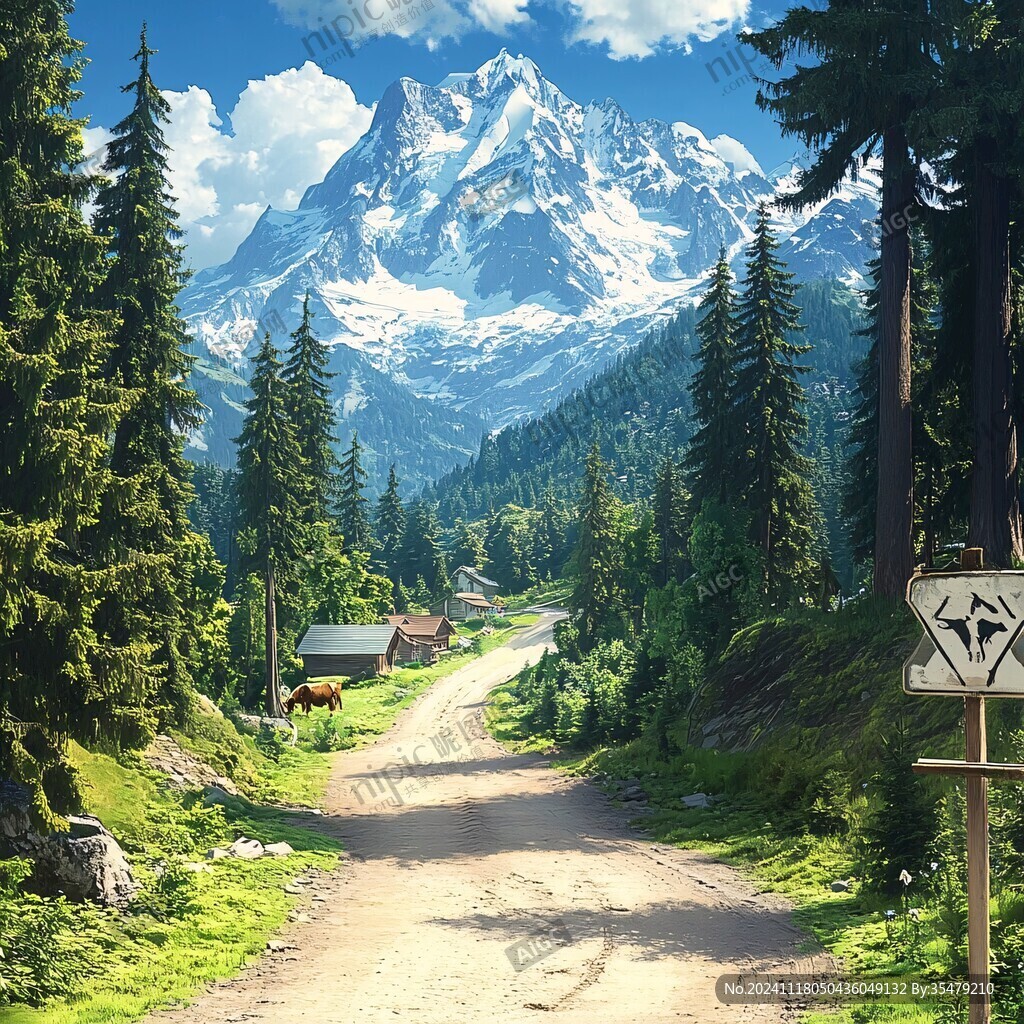唯美农村场景