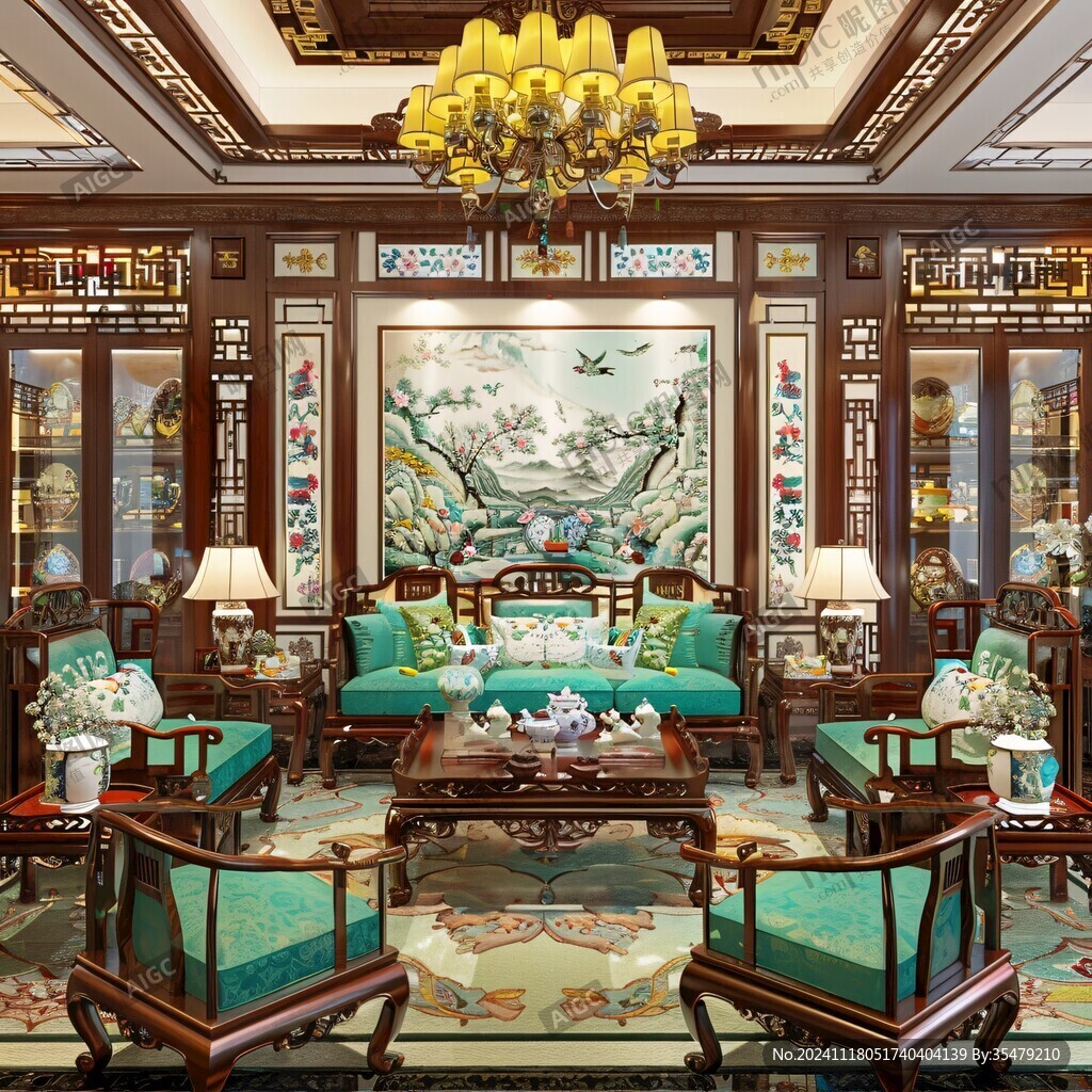 厅堂山水客厅