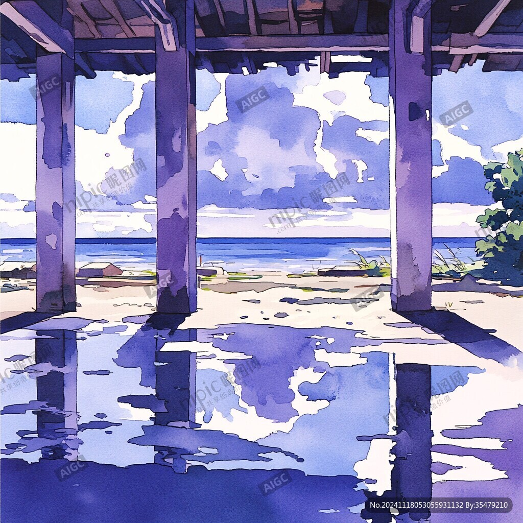 动漫海边