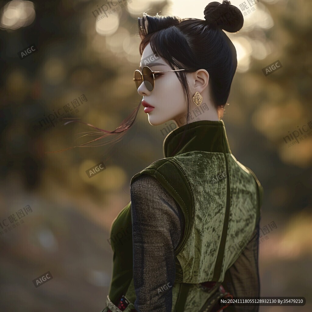 写实人物插画