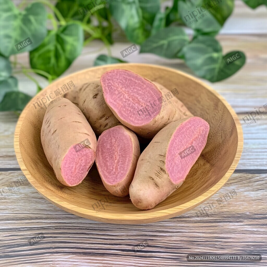 红薯紫薯花心薯组合