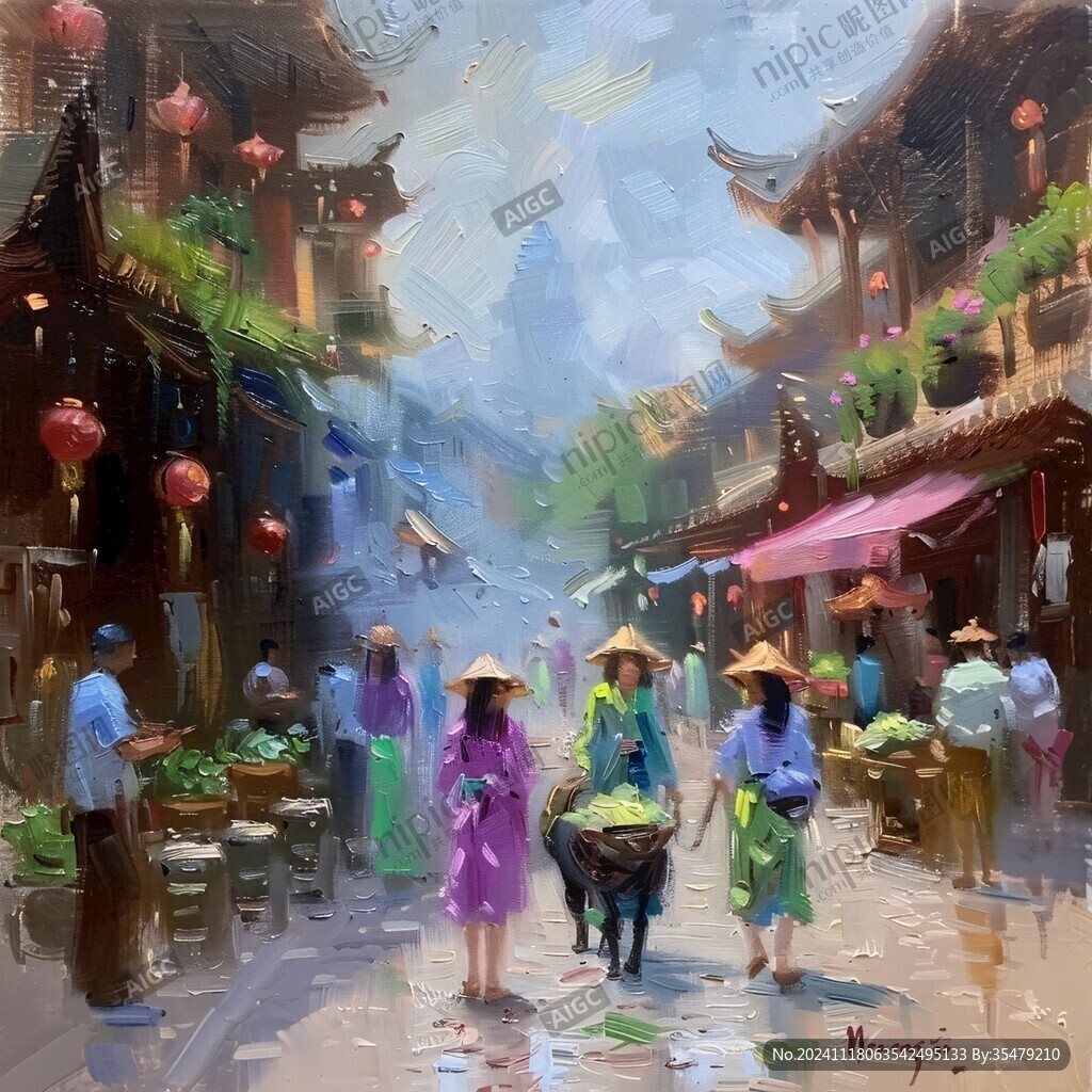 横店插画