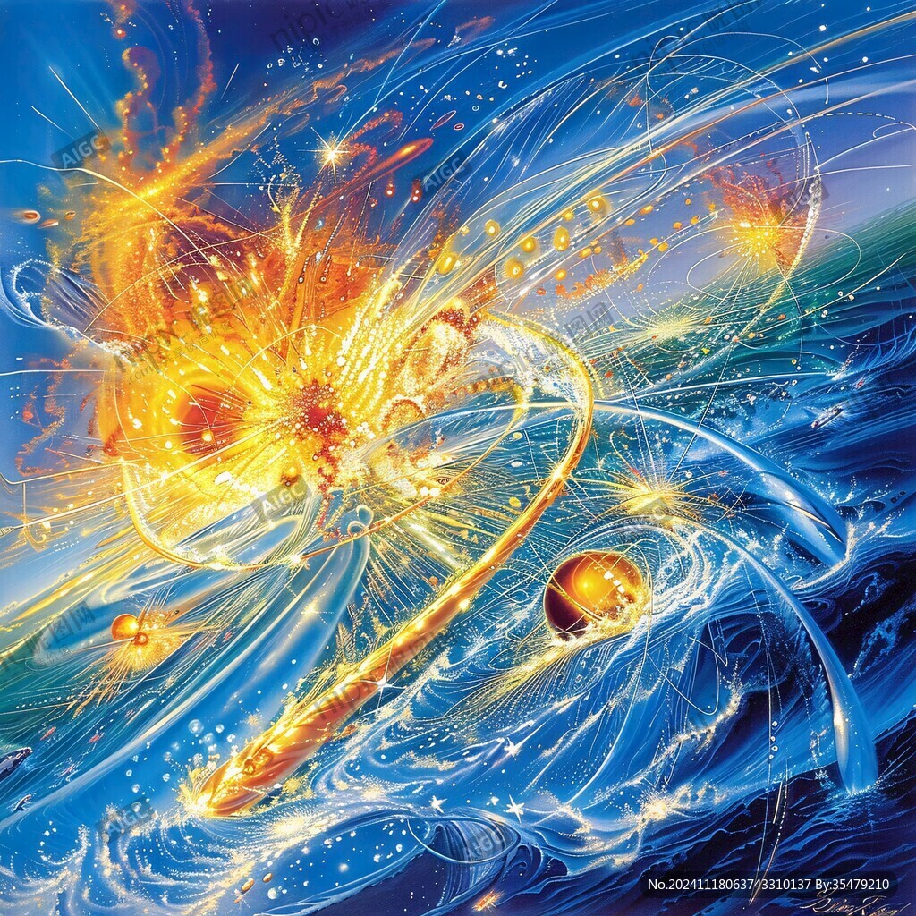 海洋流体画宇宙