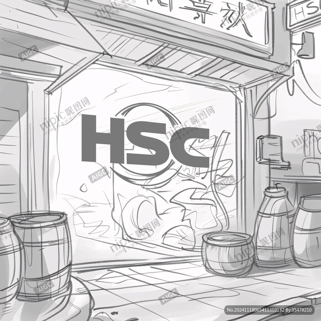 店门口插画