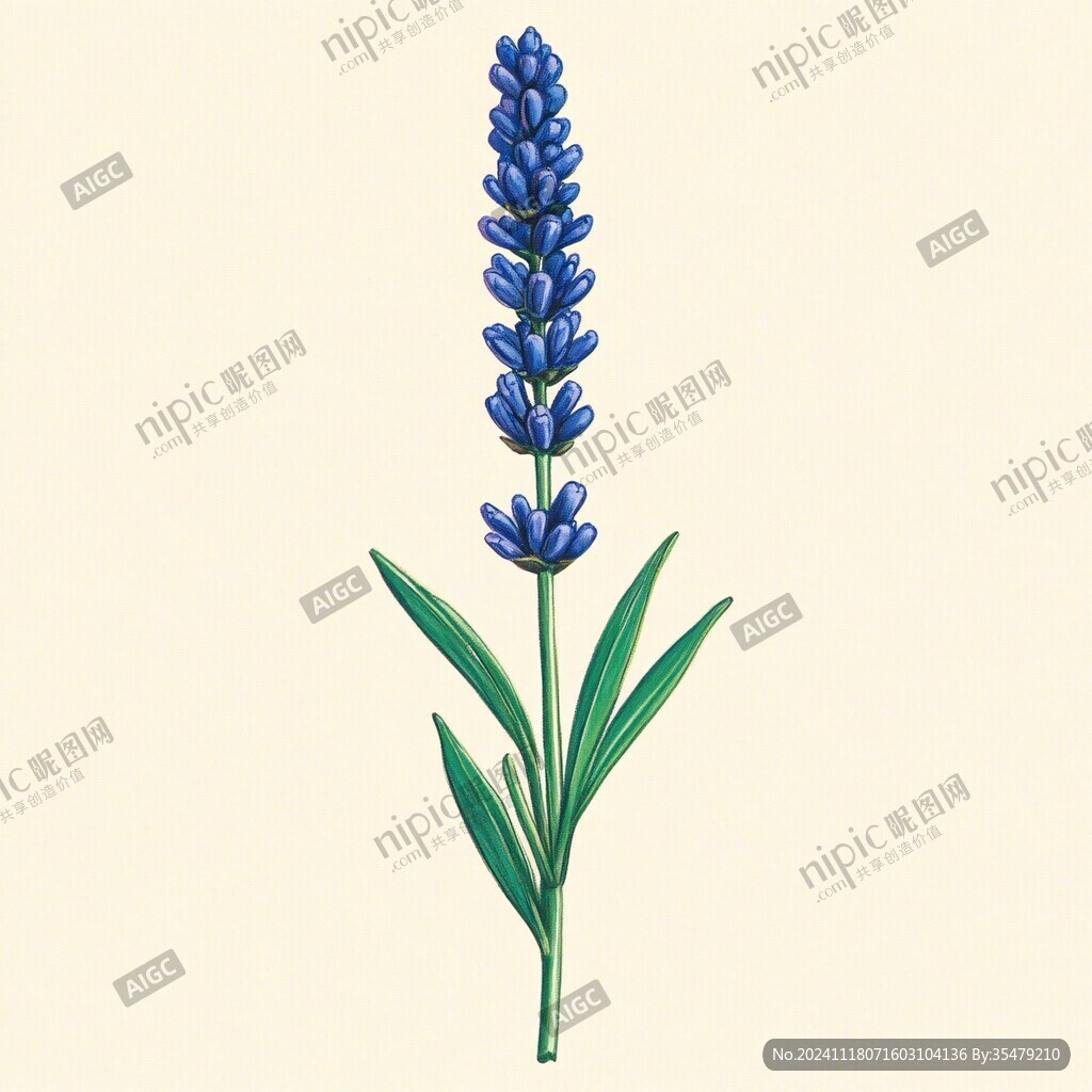 手绘芝麻花