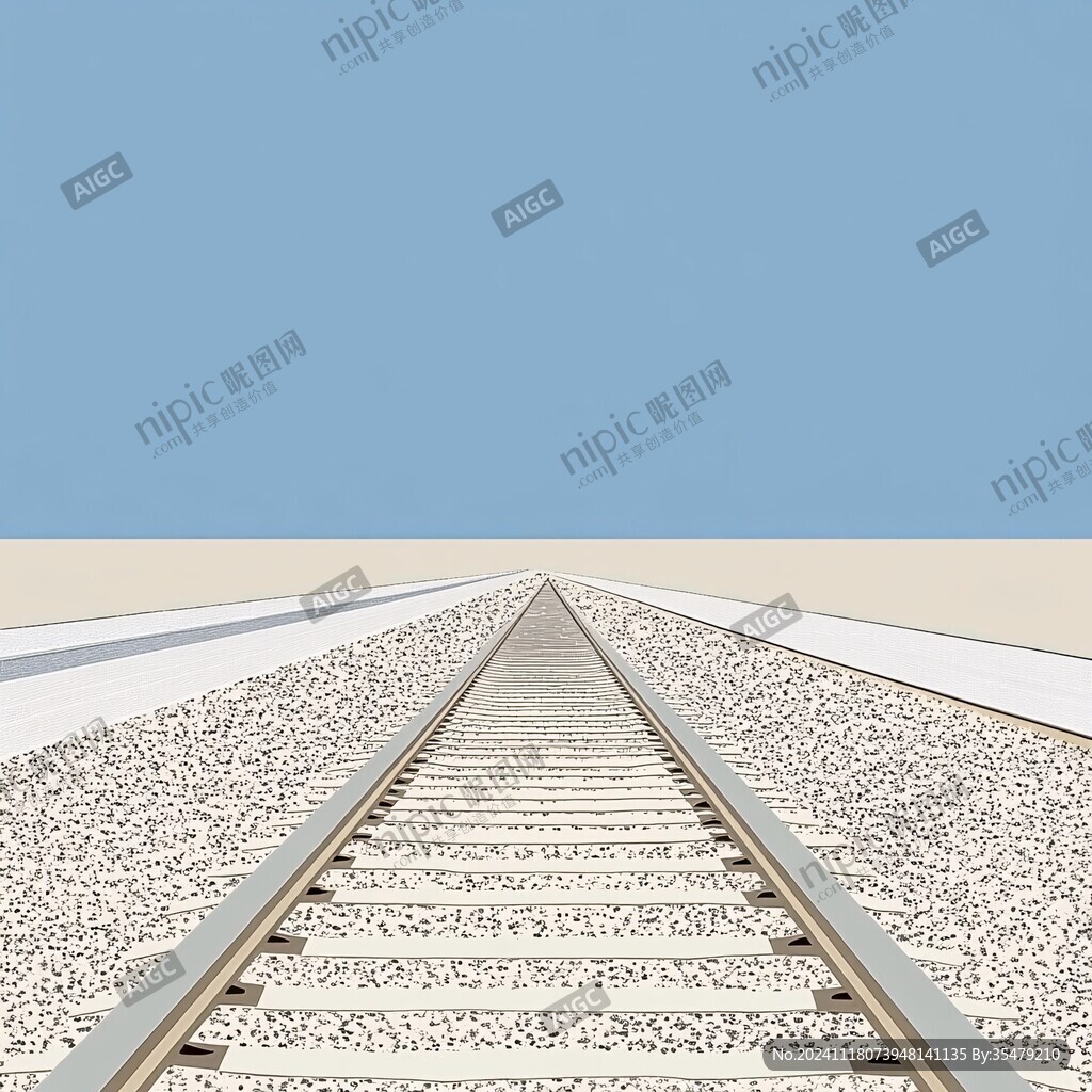 高清火车轨道