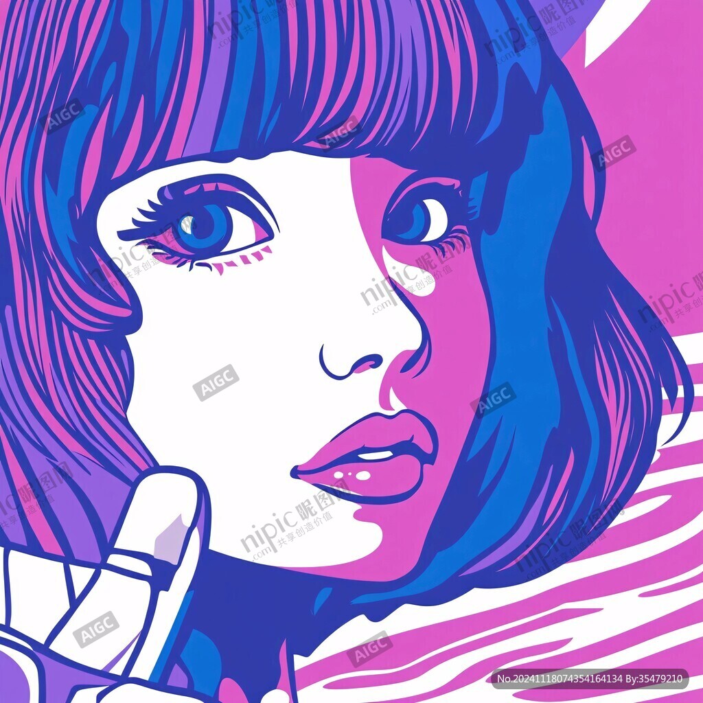 波普风插画