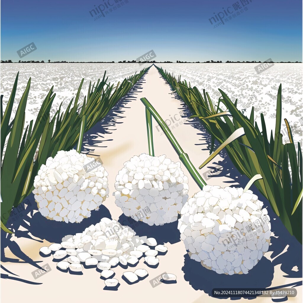 甘蔗地插画