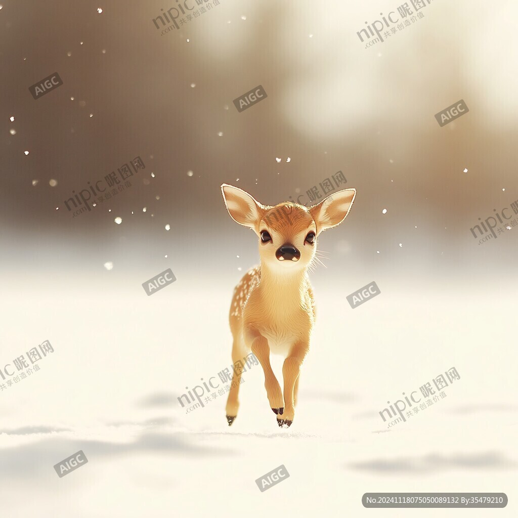 小鹿临摹