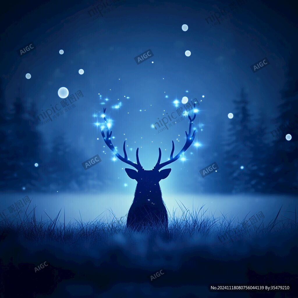 唯美梦幻鹿