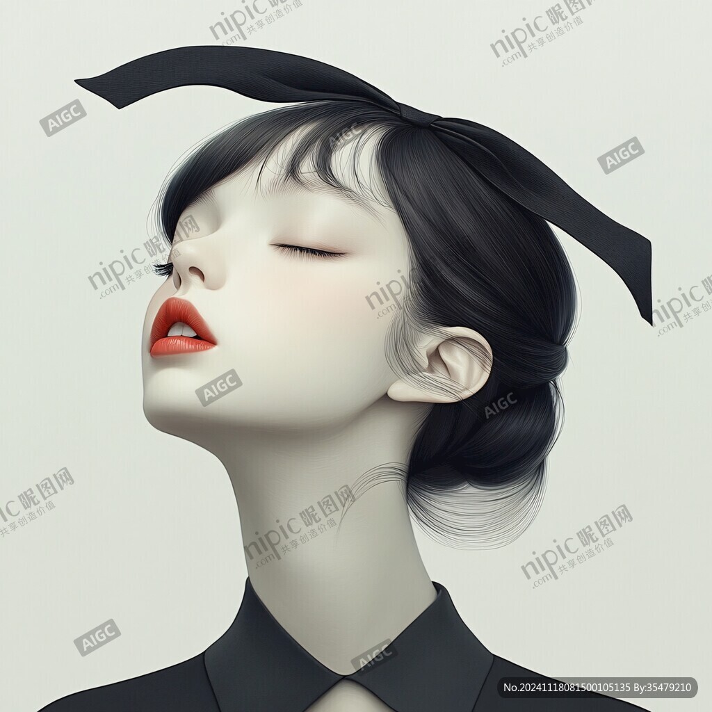 写实人物插画