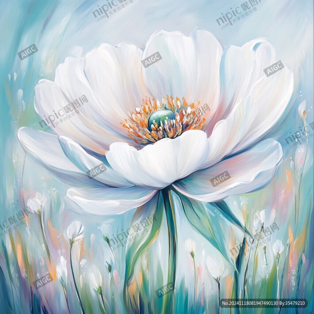 3d立体花卉油画