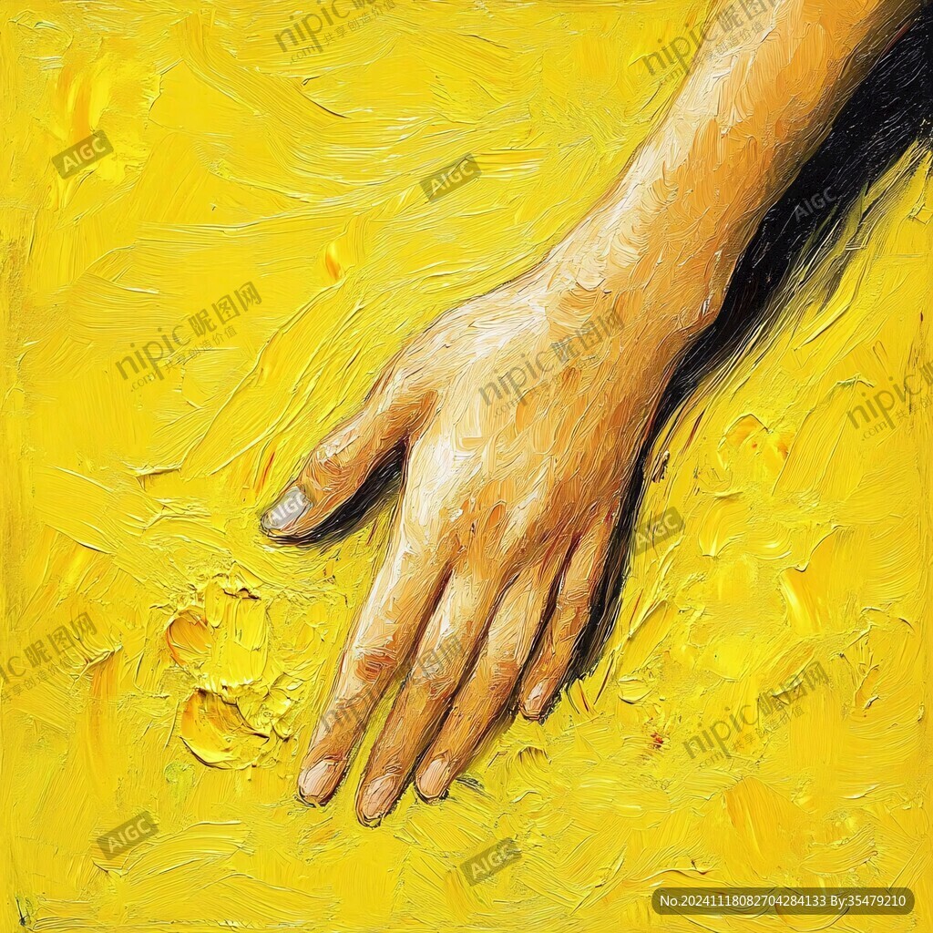 手抽象画