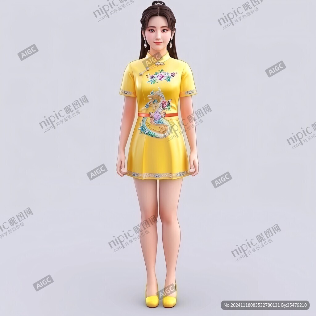 现代旗袍美女